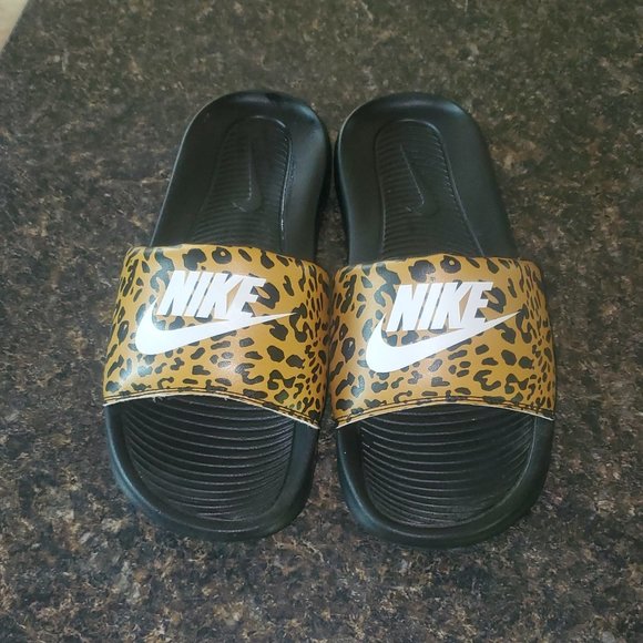 Nike Shoes - Brand New Women's Leopard Nike Slide Sandals